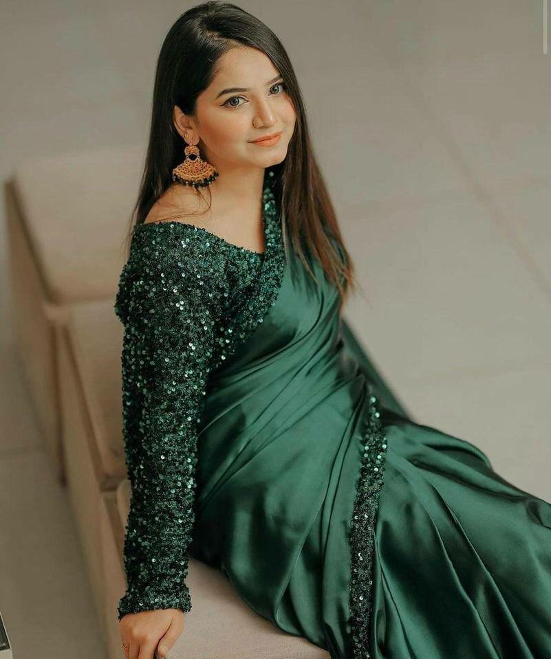 2 PCs stitched Saree