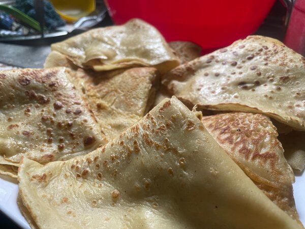 Crêpe salé et sucré