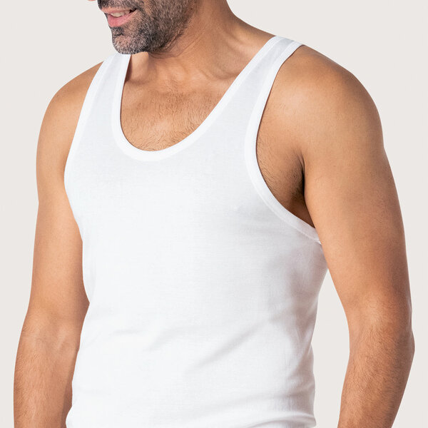 Débardeur Homme Confortable Blanc