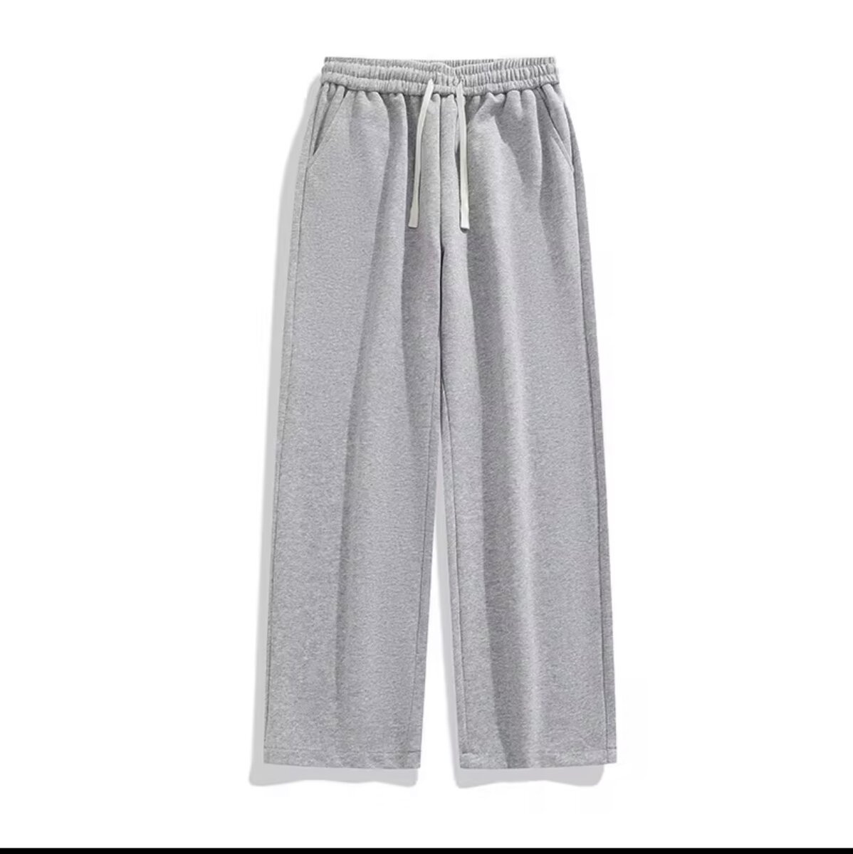 Pantalon ample gris unisexe