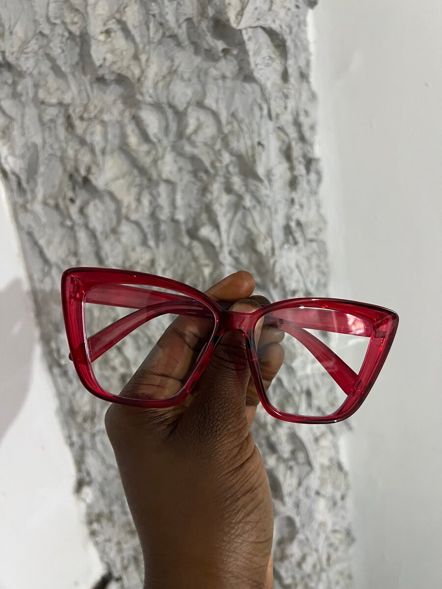 Lunettes de Vue Rétro Rouges