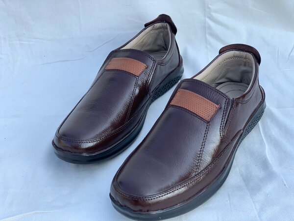 men pure leather upper shoes