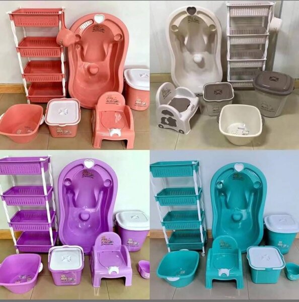 Baignoire bébé avec accessoires