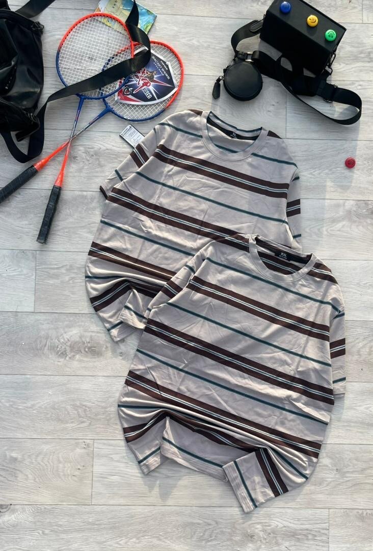 T-shirts rayés en coton