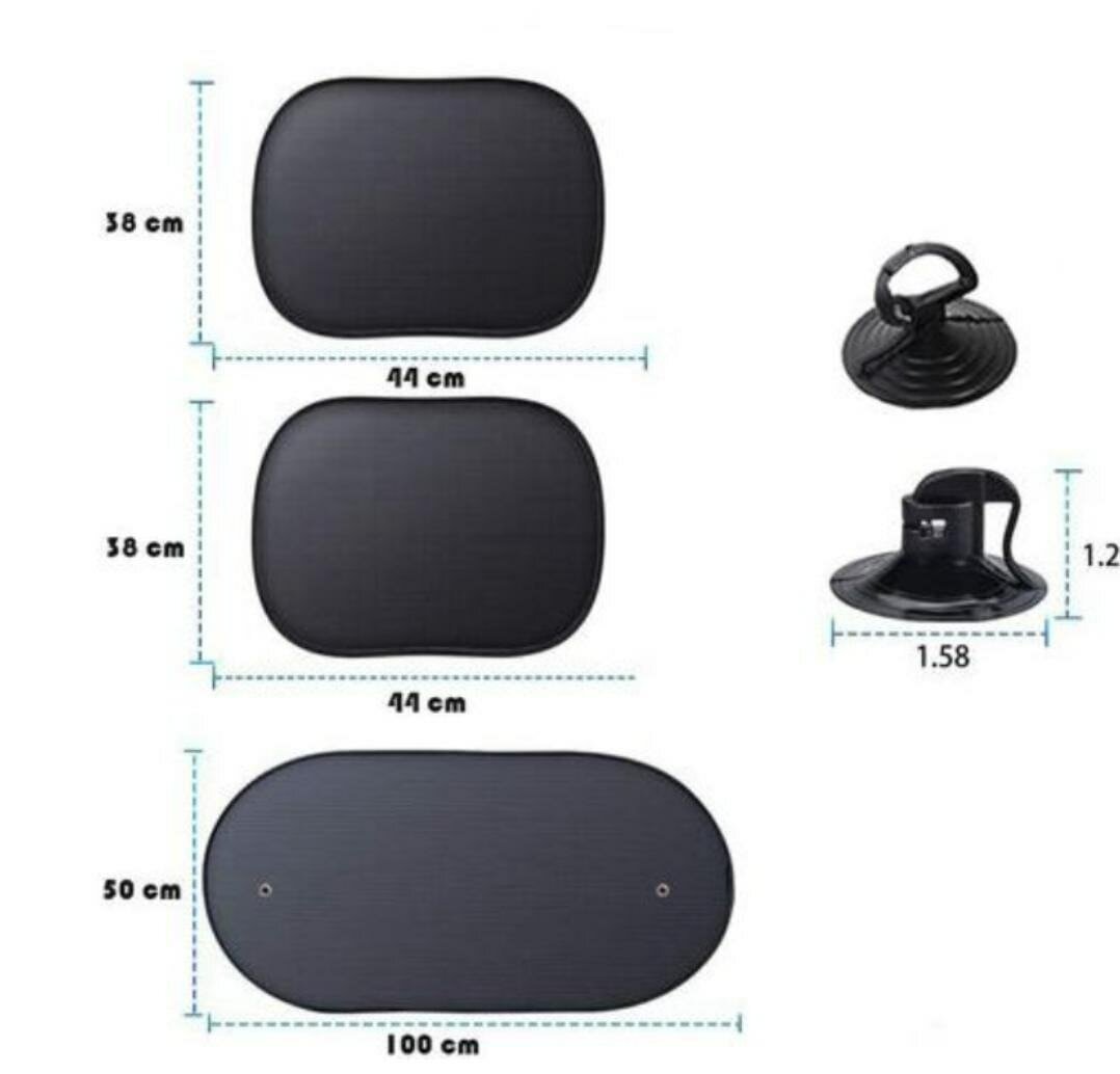 Pare-soleil voiture 5 pièces