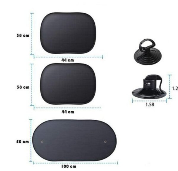 Pare-soleil voiture 5 pièces