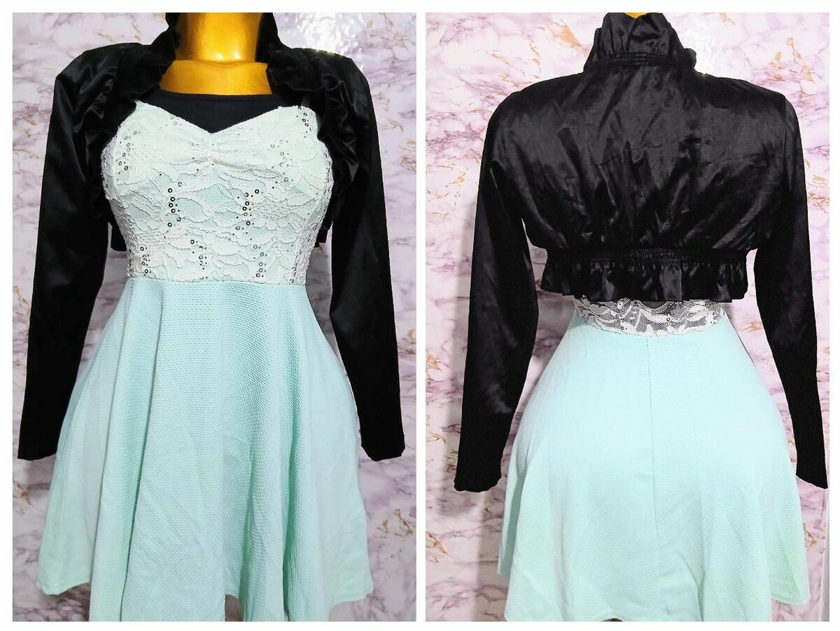 Robes élégantes en dentelle et imprimé