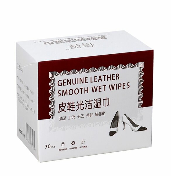 Lingettes Nettoyantes Chaussures Cuir