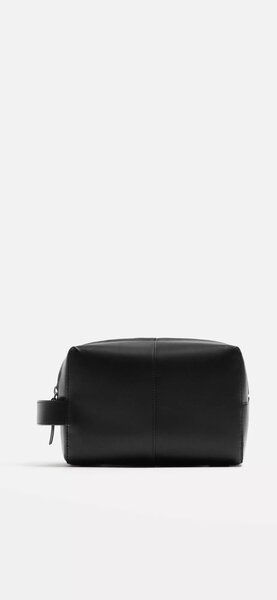 Trousse de toilette en cuir élégante