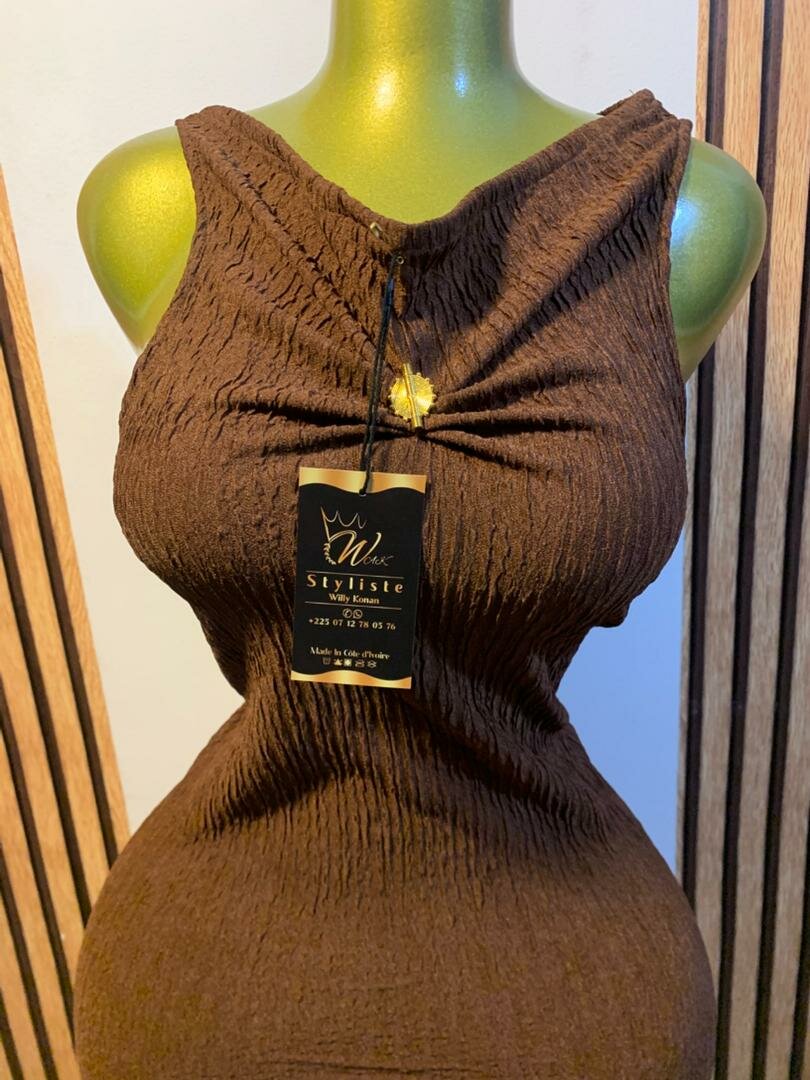 Robe élégante bicolore