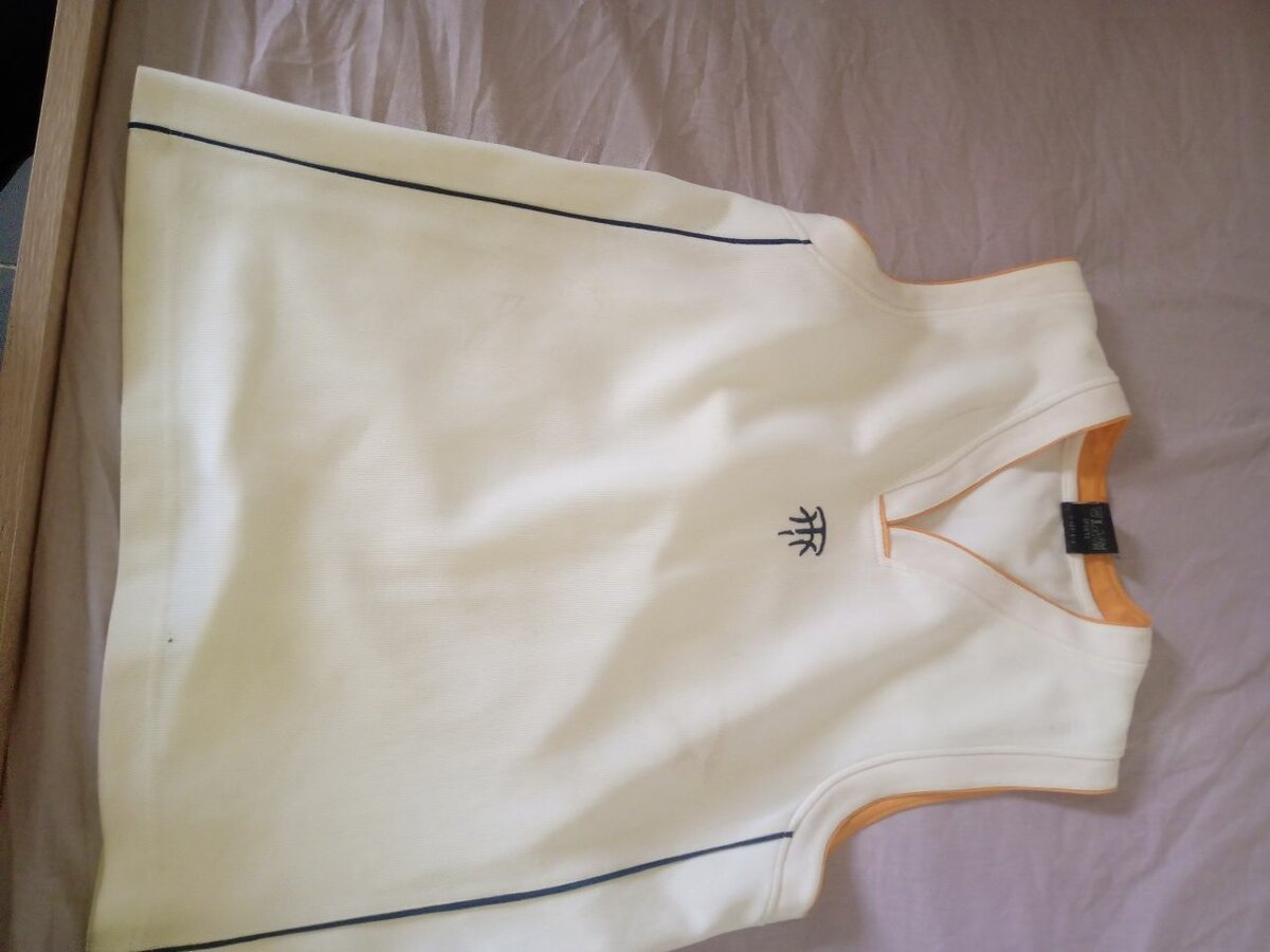 Débardeur de sport blanc