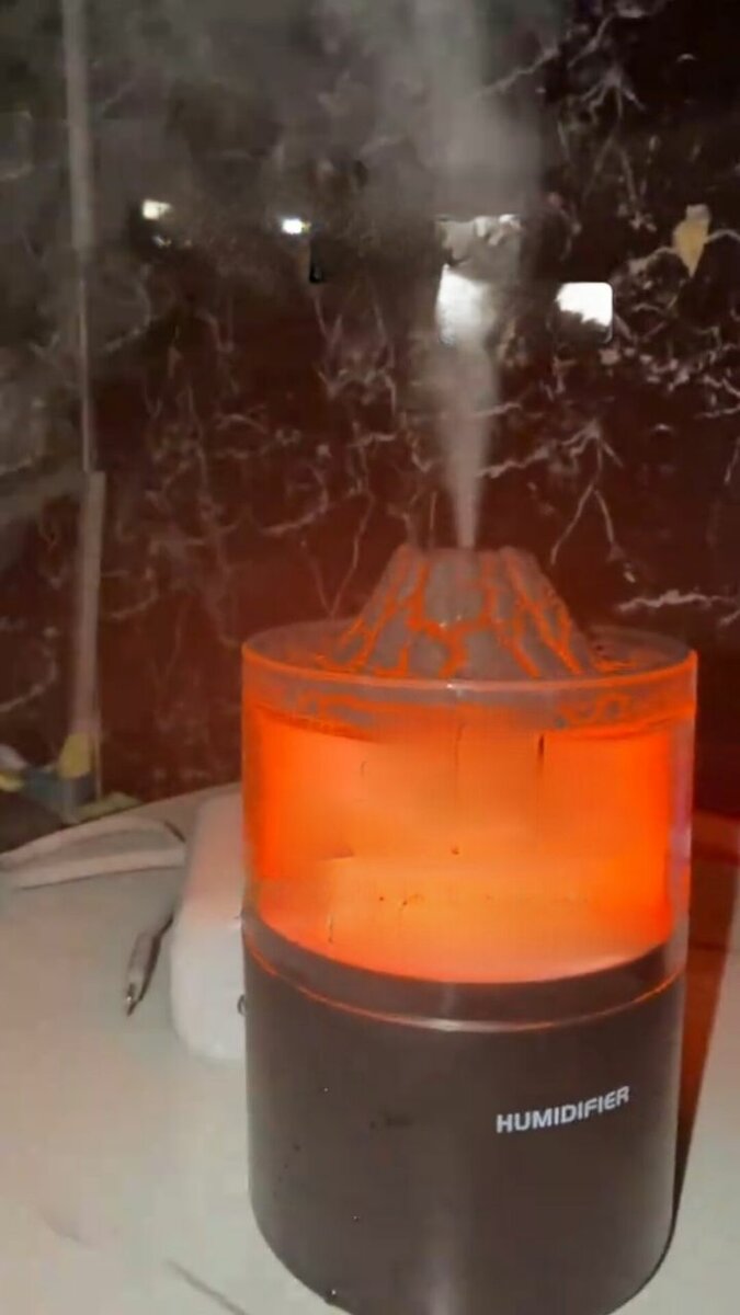 Humidificateur LED Volcan