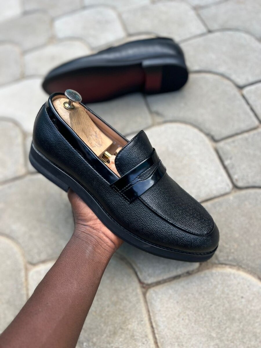 Mocassins en cuir élégants homme