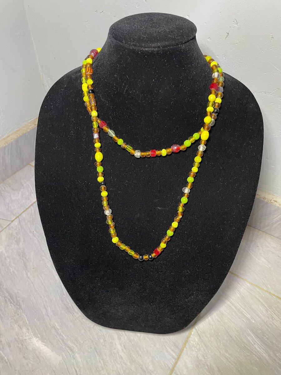Plastic Bead Necklace