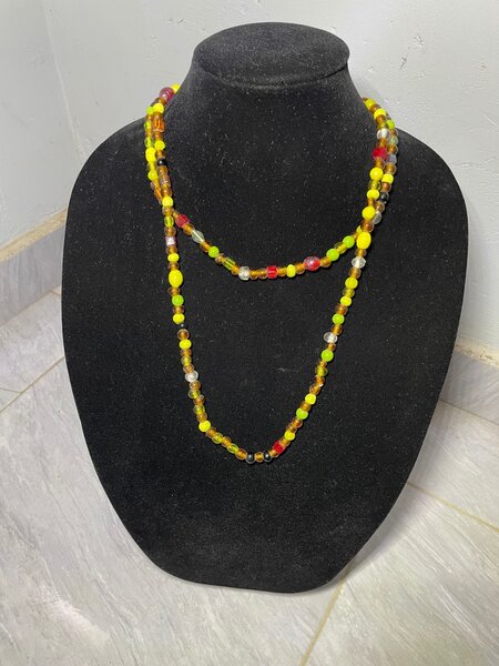 Plastic Bead Necklace