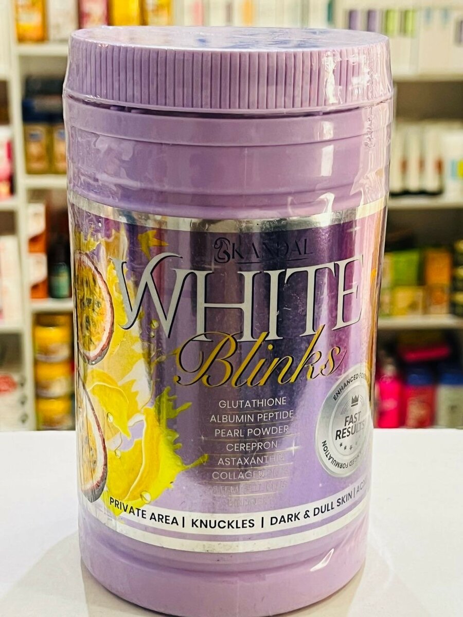 White blinks whitening powder