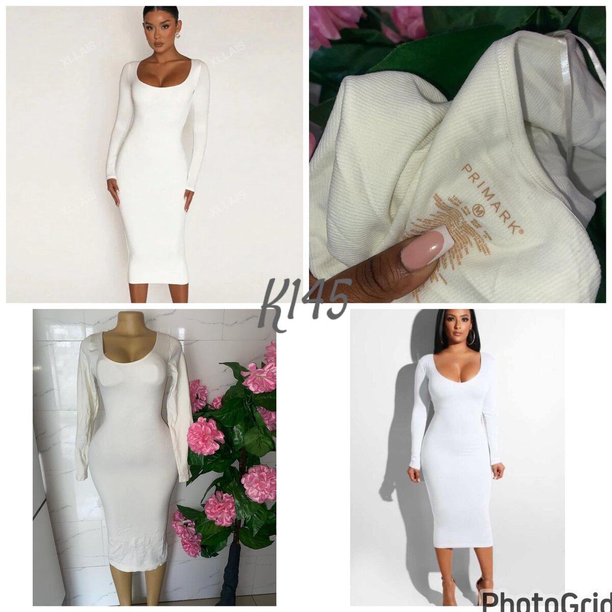 Beautiful and stylish women's dress white
