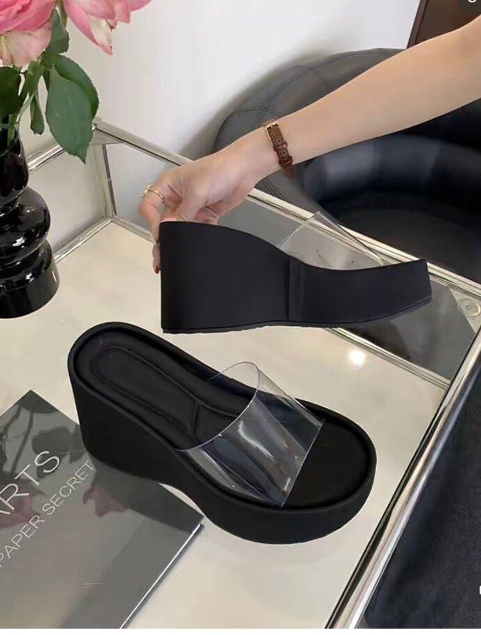 Sandales compensées tendance