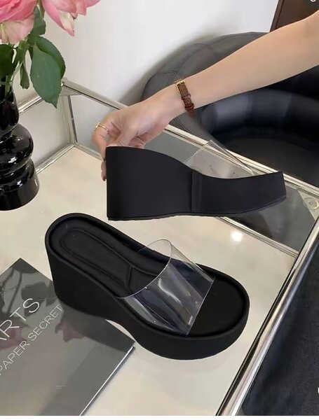 Sandales compensées tendance