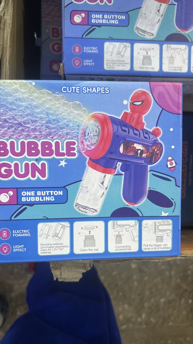 Pistolet à bulles enfant