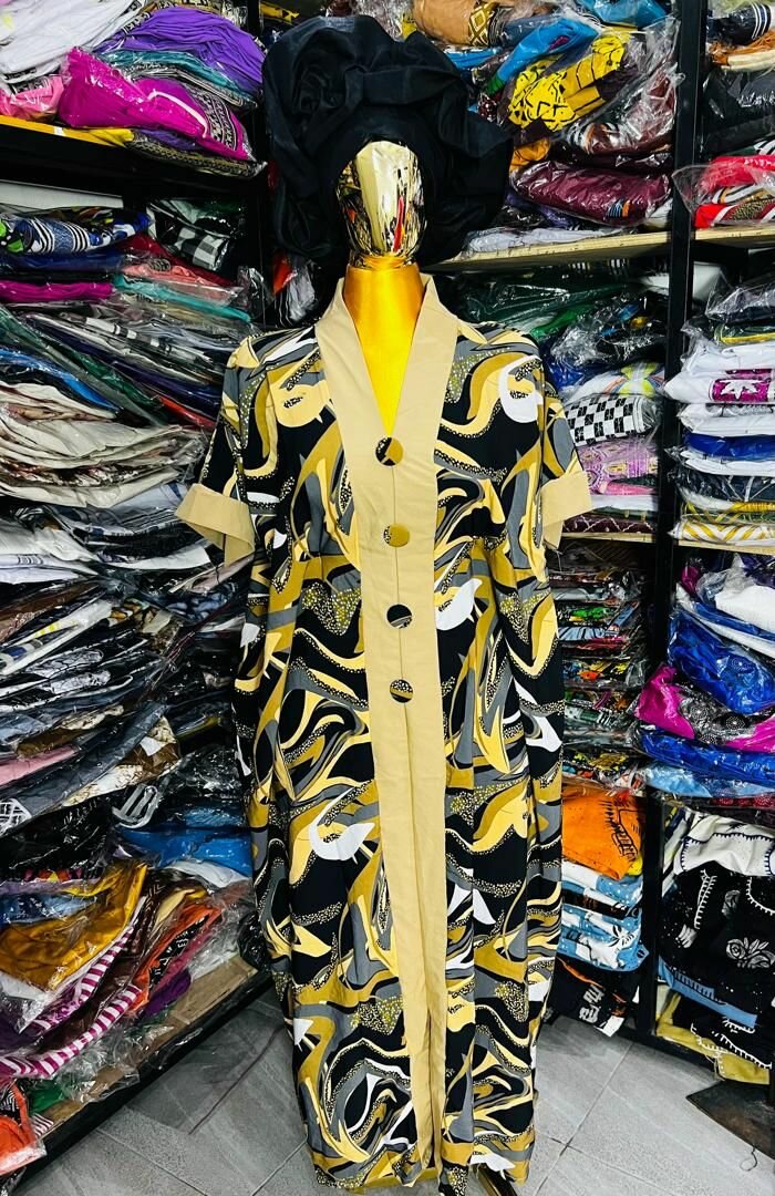 Robe Kaftan Colorée