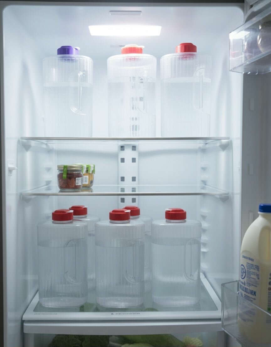 Pichet à eau transparent(6pcs)