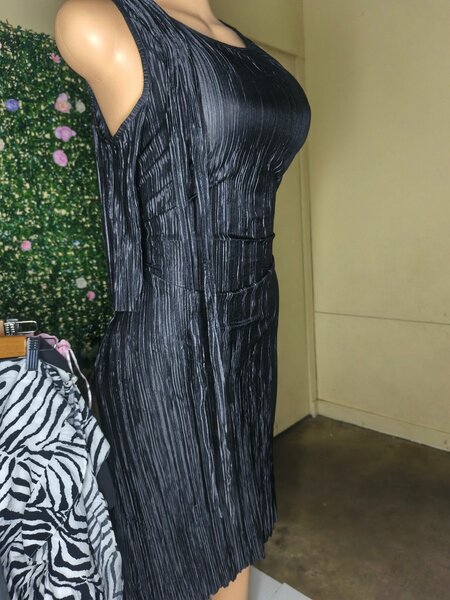 Robe plissée élégante