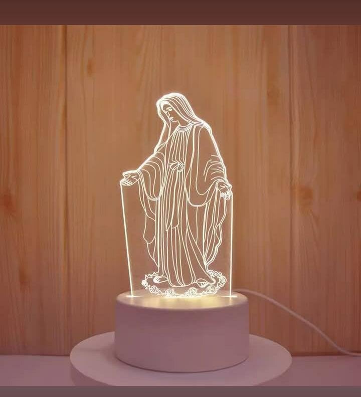 Lampe LED 3D Sainte