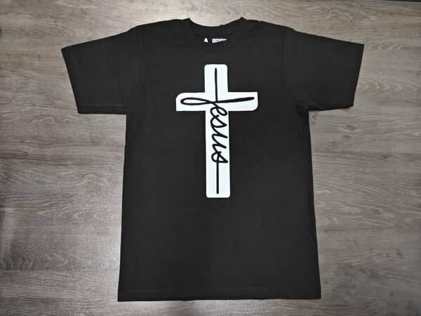 T-shirt Noir Jésus