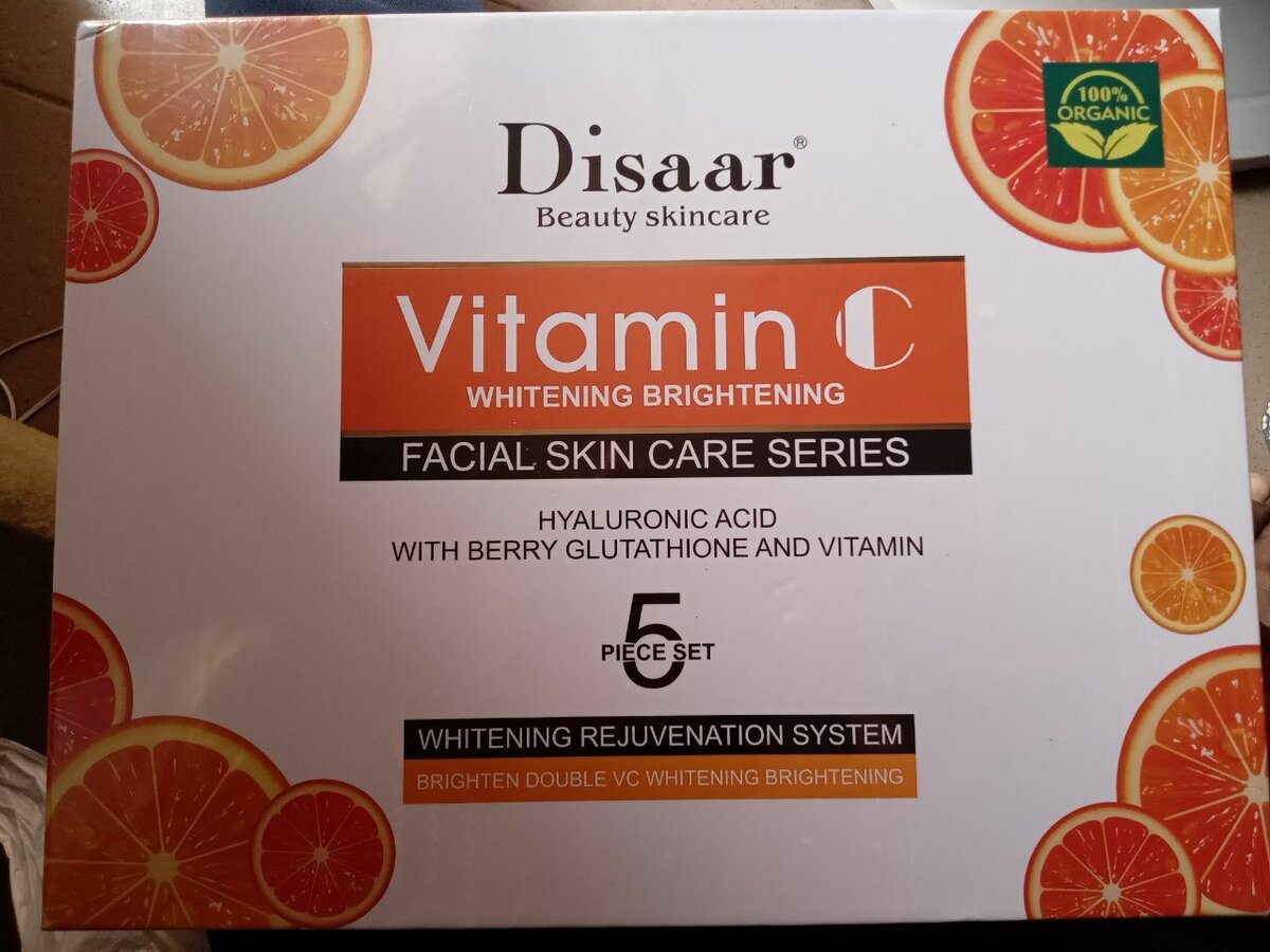 Set de soins visage à la vitamine C