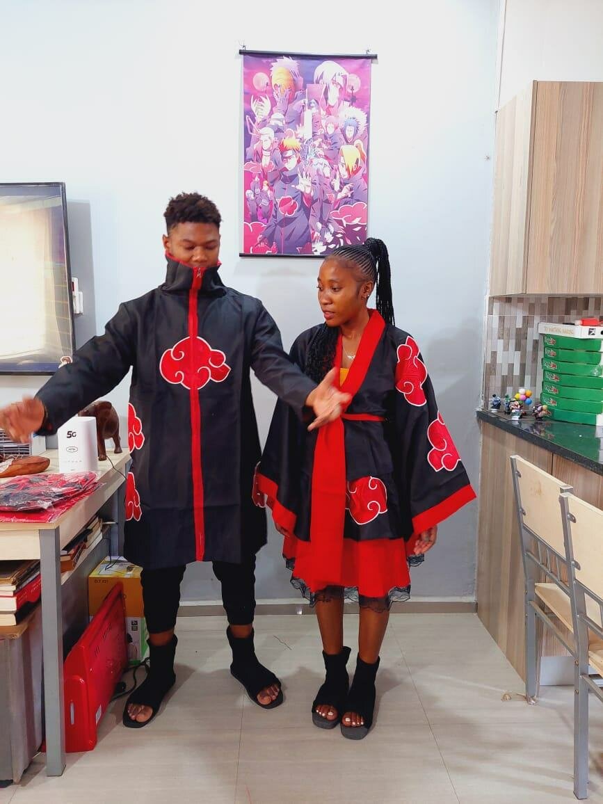 Akatsuki cloaks and Akatsuki female Kimono