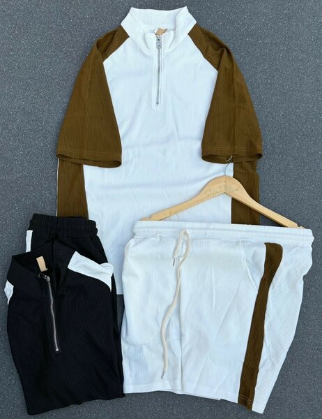 Ensemble sport bicolore homme