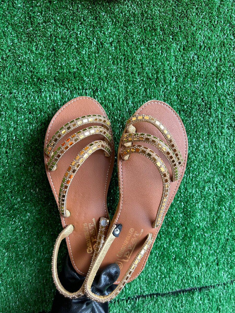 Sandales artisanales sénégalaise