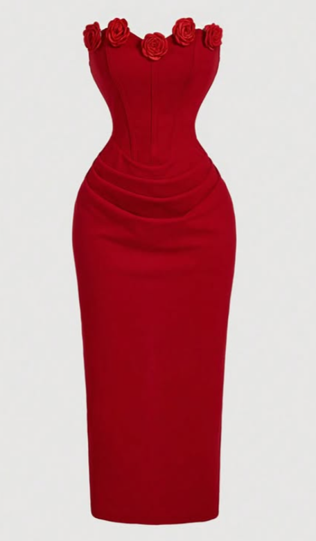 Tube dress body con midi dres