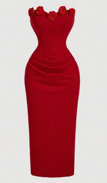 Tube dress body con midi dres