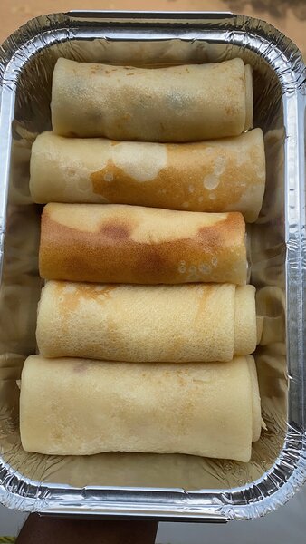 Crêpes à la vanille (8 pièces)