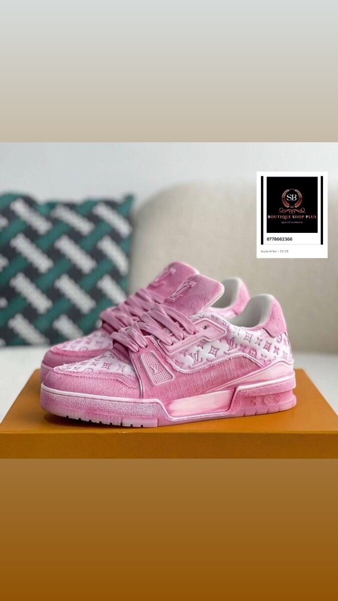 Sneakers roses tendance