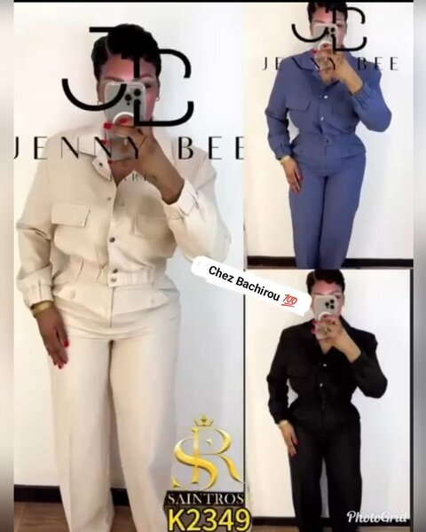 Costume pantalon chic femme