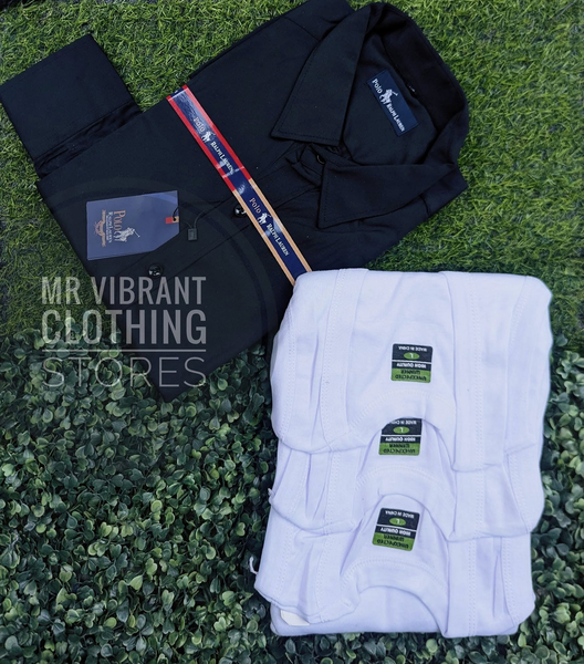 Combo of Quality Smart shirt and 3 set of Vests 