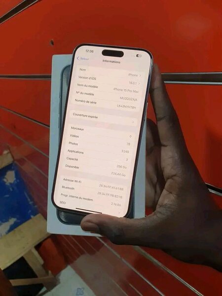 iPhone 15 Pro Max 512 Go