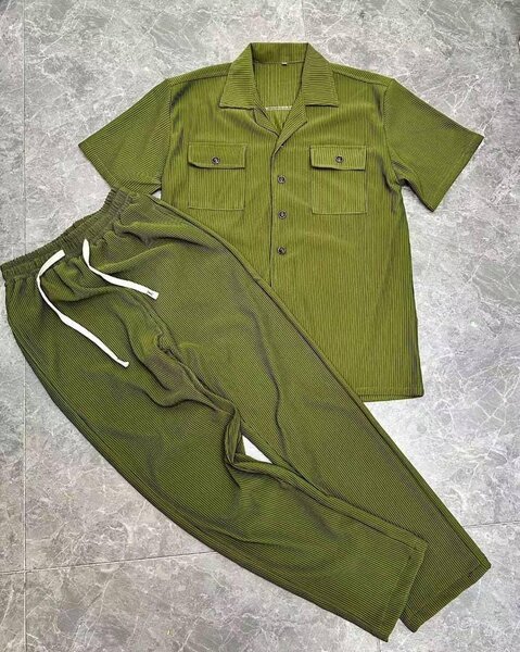 Ensemble chemise et pantalon d'été pour hommes