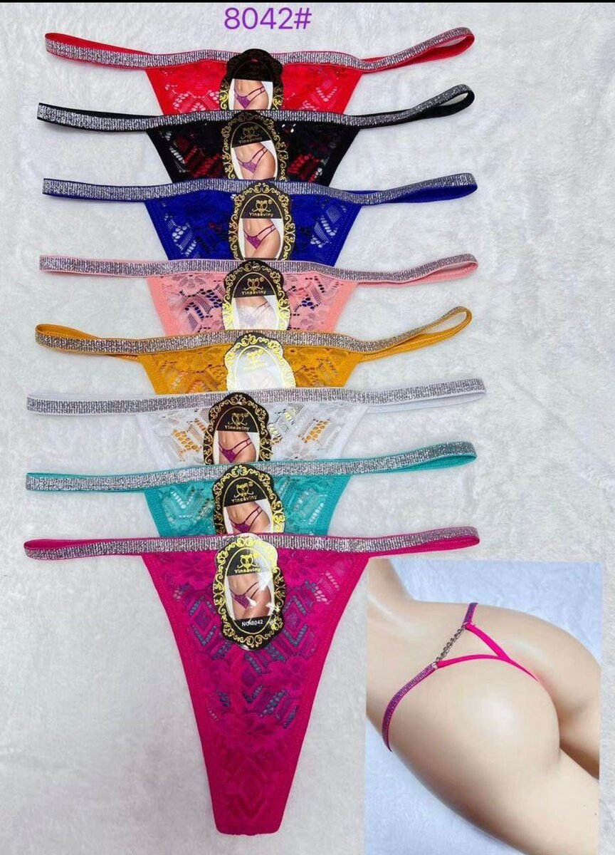 6 Lot de sous vêtements pour femmes