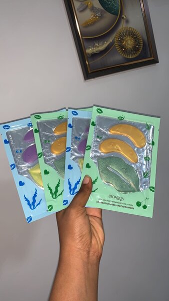 2 in 1 eye and lip mask