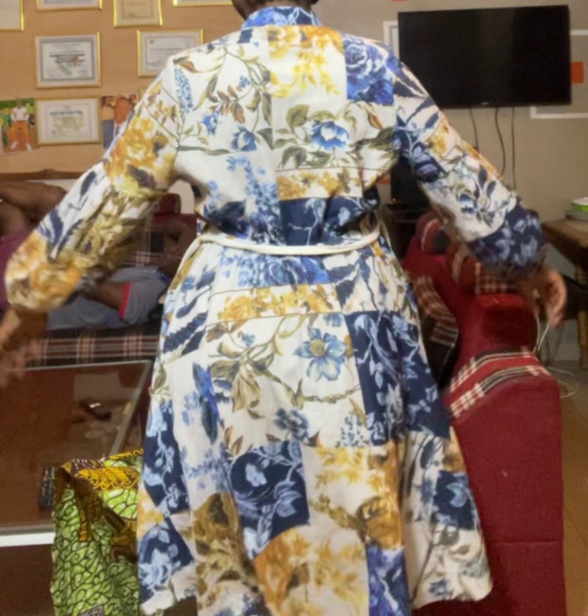 Robe florale élégante