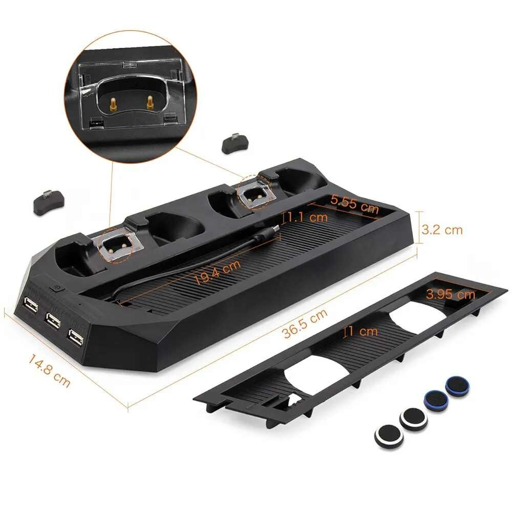 Station de Charge PS4 Multifonction