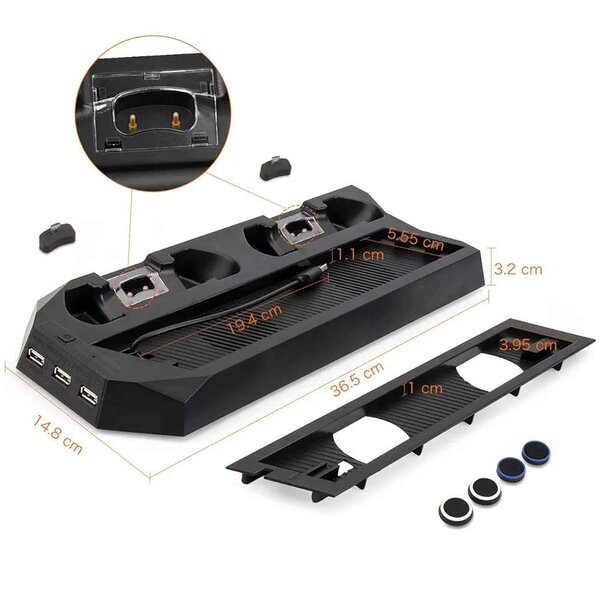 Station de Charge PS4 Multifonction