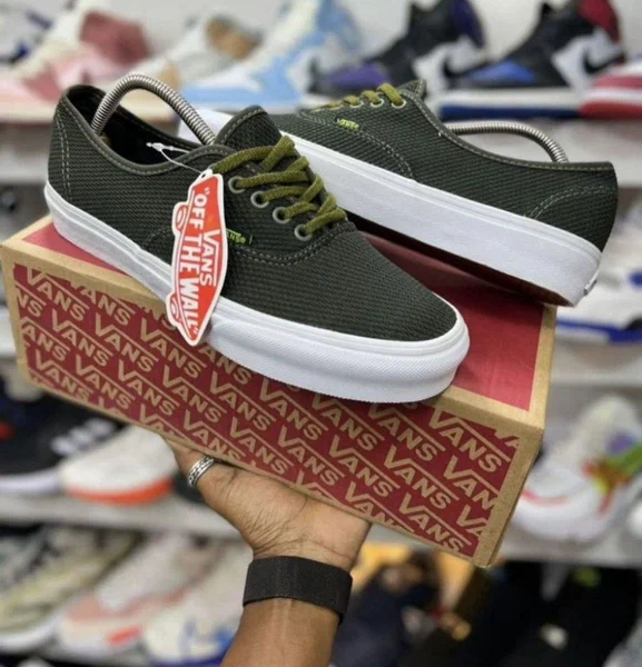 Chaussures Vans Vertes Unisexes