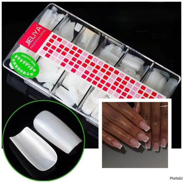 Capsules à ongles translucides