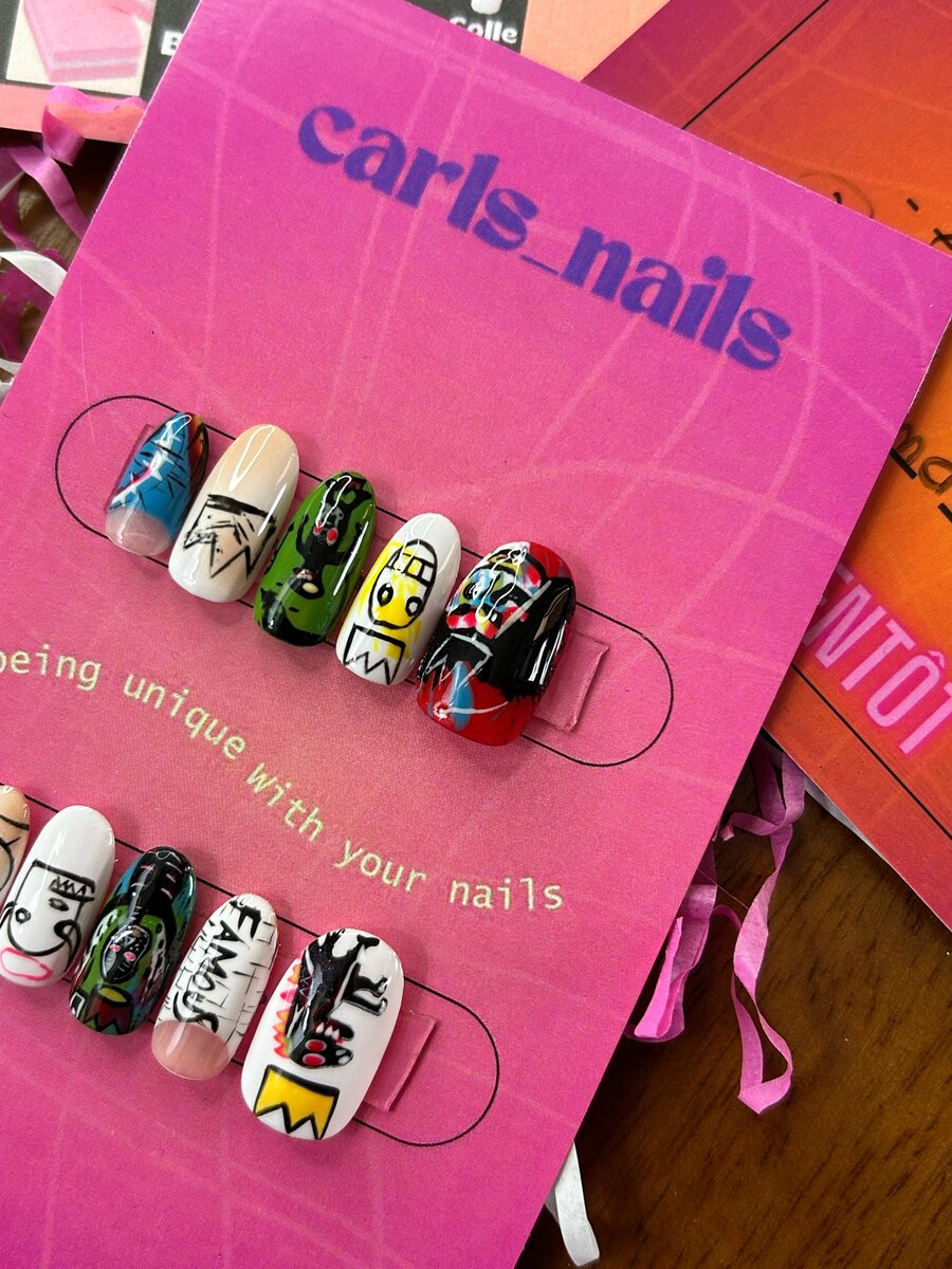 Colorful Nail Art Set