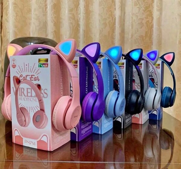 Casque Bluetooth Oreilles Chat